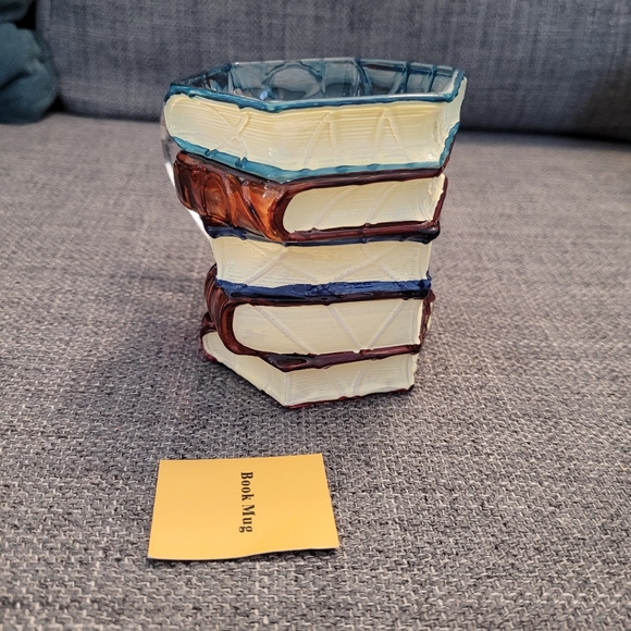 Colorful Book Stack Mug - Picture 2 of 6